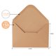 thumbnail image 2 of Sobres Janvale 10 × 15 cm 50 unidades marrón kraft con solapa en V, 2 of 6