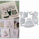 thumbnail image 1 of Troquel metálico de acero al carbono para vestido de bebé tipo delantal Lauboruan 12 x 12 cm, 1 of 6