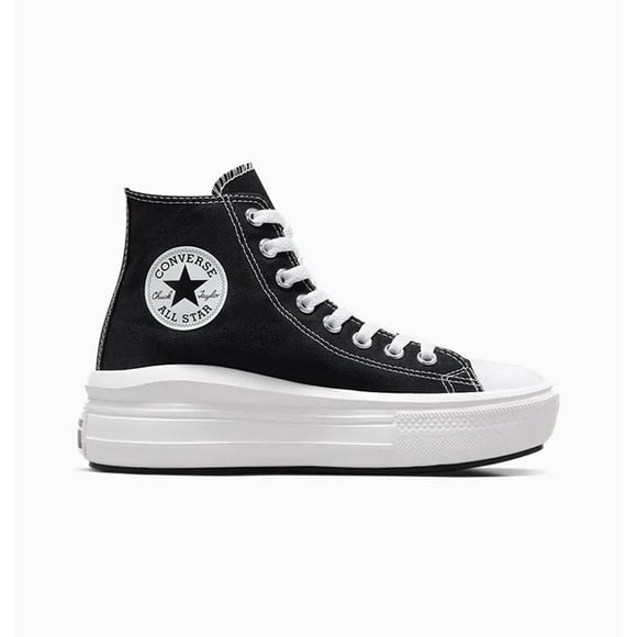 Zapatillas Converse Caña Alta Chuck Taylor All Star Move Mujer Negro 568497C-001 negro 5.5