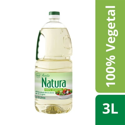 Aceite Vegetal Botella 3 L Natura