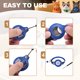 thumbnail image 5 of Collar de Rastreo para Gatos Uxcell, 8.7"-13.4" Collar Reflectante de Rastreo para Gatos con Cierre de Seguridad, Soporte de Cuero para Rastreador y Campana, (1 Pza, Negro), 5 of 7