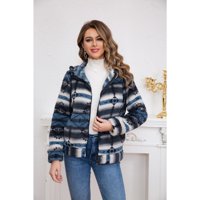 Likeshop - Polerón Peludo Étnico Otoño Invierno Chaqueta Cierre Mujer 6079