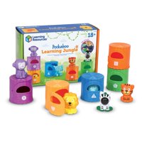 Juguete Didáctico Learning Resources Peekaboo Learning Jungle 10 Piezas