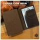 thumbnail image 3 of Billetera hombre de cuero tarjetero color café oscuro, 3 of 3