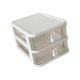 thumbnail image 5 of Organizador De Encimera Con Cajones Transparentes Caja De Almacenamiento Para Ni?as Blanco 2 Capas, 5 of 5