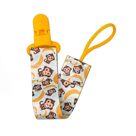 Porta Chupete De Tela Para Bebe Afirma Tete De Cinta Clips