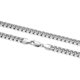 thumbnail image 2 of Collar JAXXON Cadena Cubana 8mm en Oro 14k Bonded 56cm, 2 of 7