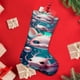 thumbnail image 4 of Ajolote Tema: Calcetines de Navidad, fino lino blanco para colgar en escaleras y chimenea, decoración navideña para el hogar, regalo de Navidad.54cm×38cm, 4 of 5