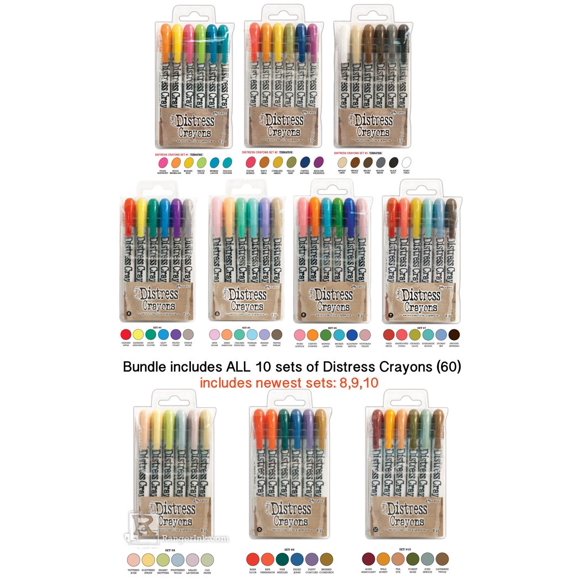 Paquete de 60 crayones Ranger Tim Holtz Distress