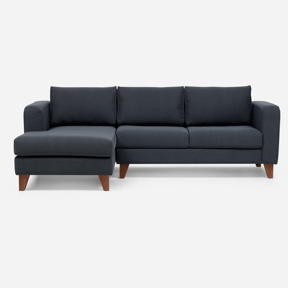 Sofa Parma Izquierdo Tela Grafito