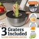 thumbnail image 4 of Juego de tazones para mezclar Priority Chef de acero inoxidable con tapas, 5 unidades, 4 of 8