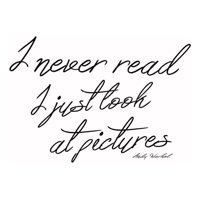 Rienda Libre Graphics - Decomural I Just Look At Pictures Andy Warhol Ws-44019