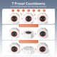 thumbnail image 2 of Temporizador Secura Pomodoro Cubo Giratorio 7 Presets USB-C, 2 of 7