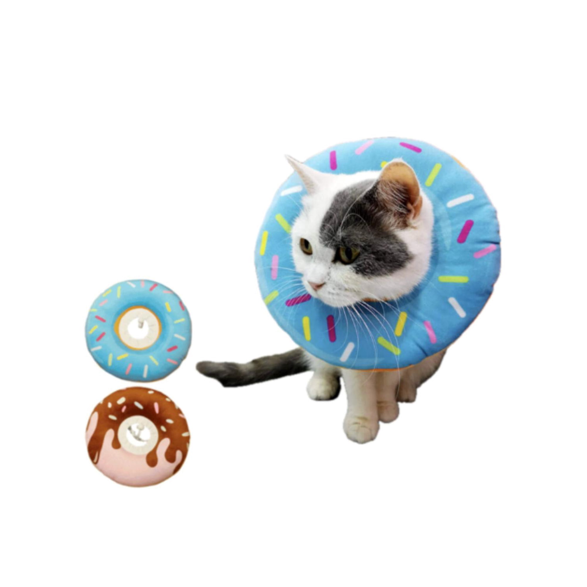 Genérico - Collar Dona Para Mascotas Anti-lamido Talla S Celeste S