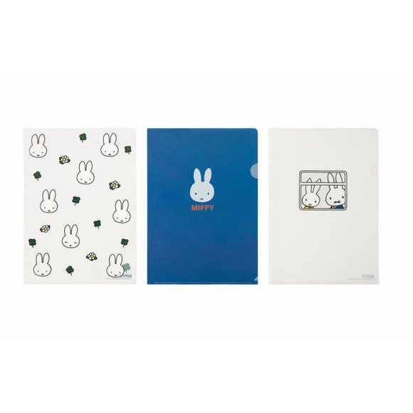 Carpeta de archivo MSGlobal tipo L transparente, paquete de 3