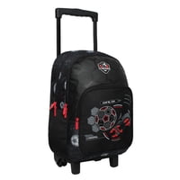 Mochila Ruedas Infantil Chips Futbol Negro Head