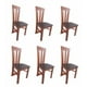thumbnail image 1 of Pack 6 Sillas Elegant Caramelo Tapiz Café, 1 of 2