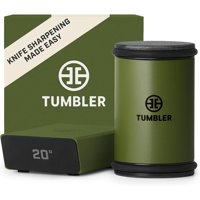 Afilador De Cuchillos Tumbler Pro Rolling Con Disco De Diamante Verde