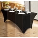 thumbnail image 4 of Manteles Utopia Kitchen de Spandex Pack de 2 [120x75x75 cm, Negro], 4 of 9