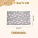 thumbnail image 2 of Cojín para Mascotas de Coral Fleece Suave Estrella Pint Cama para Perro Gato Alfombra 23x18 Pulgadas (Gris Rosa), 2 of 7