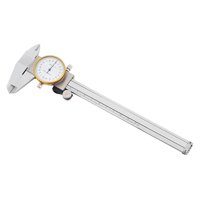 Magideal - Calibrador De Dial Calibrador De Micrómetro Manual, Calibre De Medición Métrica Profesional De Profundidad De Espesor, Micrómetro De Medición A Prueba , Acero Inoxidable