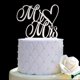 thumbnail image 1 of Espejo acrílico para decoración de tartas JIEEIN Mr and Mrs Wedding, plateado, 1 of 4
