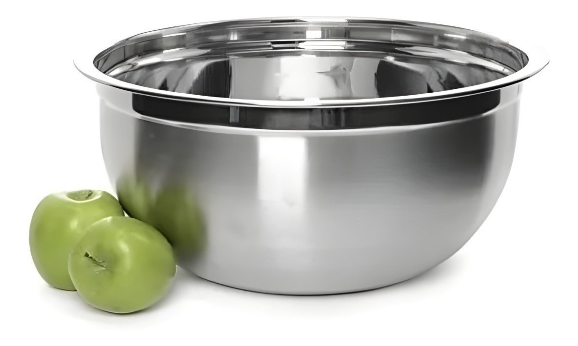 Genérico - Bowl Acero Inoxidable Menaje Ensaladeras Bowl Mezclador 26Cm
