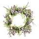 thumbnail image 4 of Corona De Lavanda Floral Artificial Con Margarita Para Puerta Delantera Redonda, 4 of 5