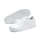 thumbnail image 3 of Zapatilla PUMA Carina Leather para mujer blanca plateada talla 5.5, 3 of 7