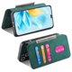 thumbnail image 5 of Funda Billetera Magnética para Honor 200 Lite Soporte Tarjetas Desmontable Verde, 5 of 6