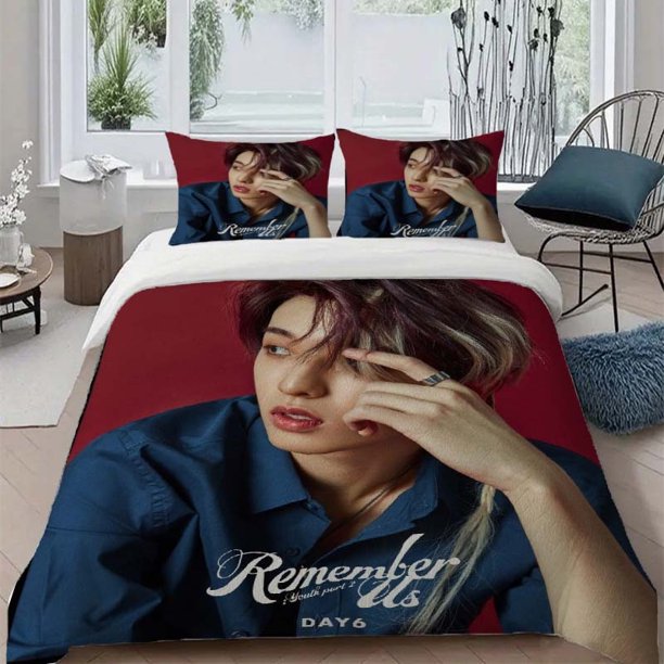 3pcs bedding Themed on 'Remember Us Part 2' Featuring Stylish Promotional Photos Includes a Duvet Cover And Two Pillowcases