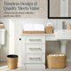 thumbnail image 3 of Set de baño Best Choice Products 27x17x41 cm Natural, 3 of 8