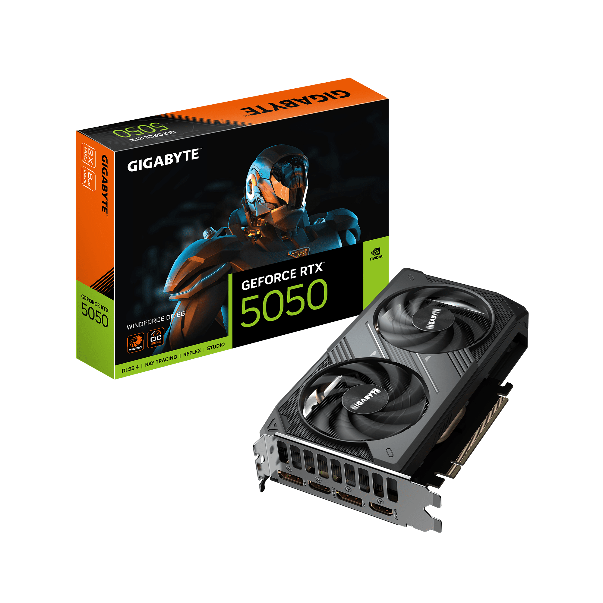 Eyl Store - Tarjeta Gráfica Gigabyte Geforce Rtx 5050 Windforce Oc 8gb Gddr6