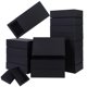 thumbnail image 1 of 26 cajas kraft rectangulares tipo cajón negras de 16,5 x 9,5 x 4 cm, 1 of 7