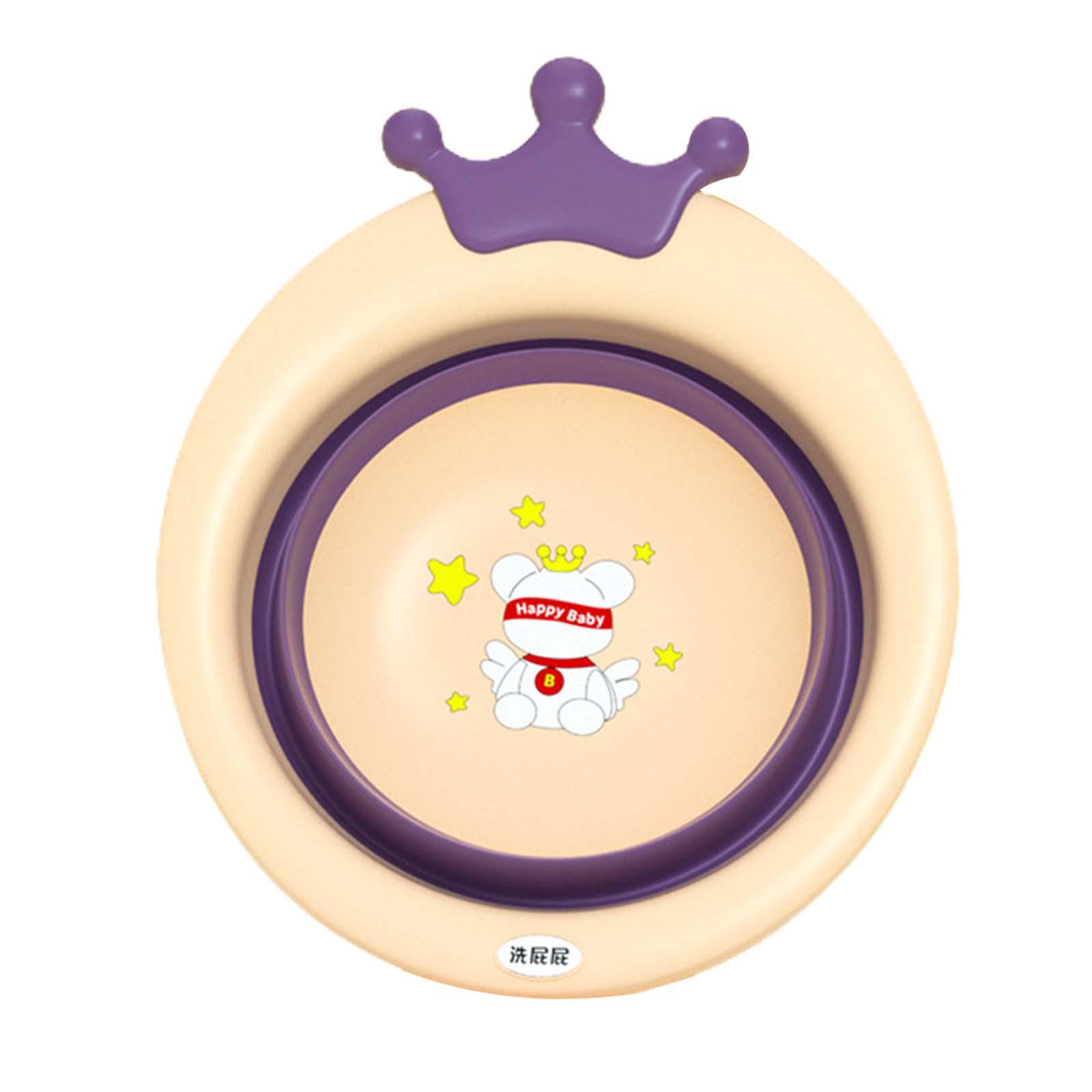 Magideal - Lavabo Plegable Para Bañera De Bebé, Duradero, Lavado De Manos De Pies Y Cara, Lavabo Ligero Para Camping, Lavabo Plegable Portátil Para Niños Y Bebés Rosa