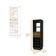 thumbnail image 5 of Bar Alto 2 Cajones 12 Botelleros Fm-002c - Cafe Oscuro Y Negro, 5 of 5