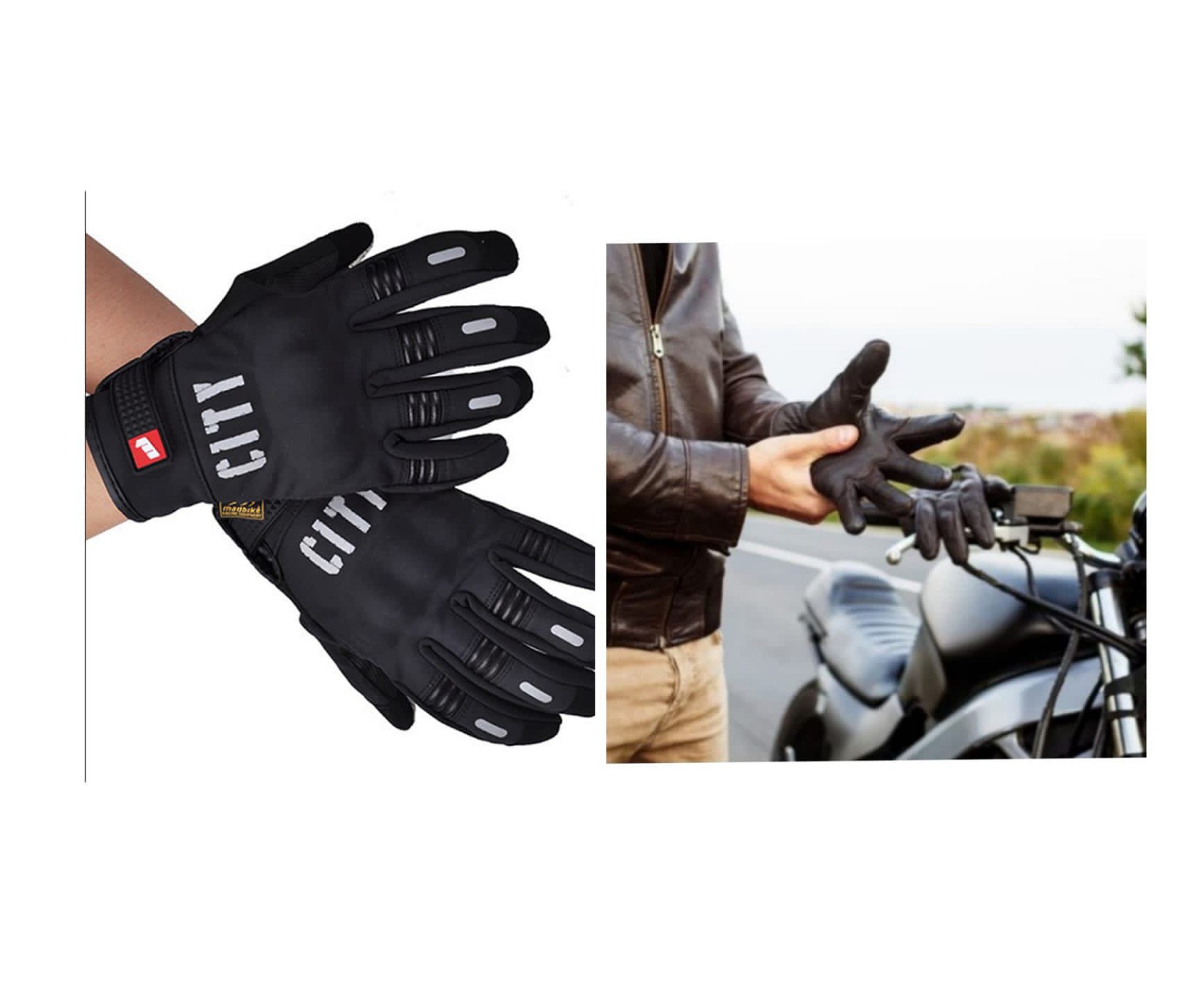 Mundo Accesorios - Guantes Para Motos Madbike City Talla L