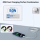 thumbnail image 2 of Cargador + USB C de 20W + Cable USB C a Tipo C de 60W para iPhone 17, 2 of 7