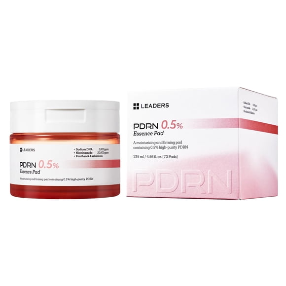 Almohadillas Esencia LEADERS PDRN 0,5 % 135 ml 70 unidades