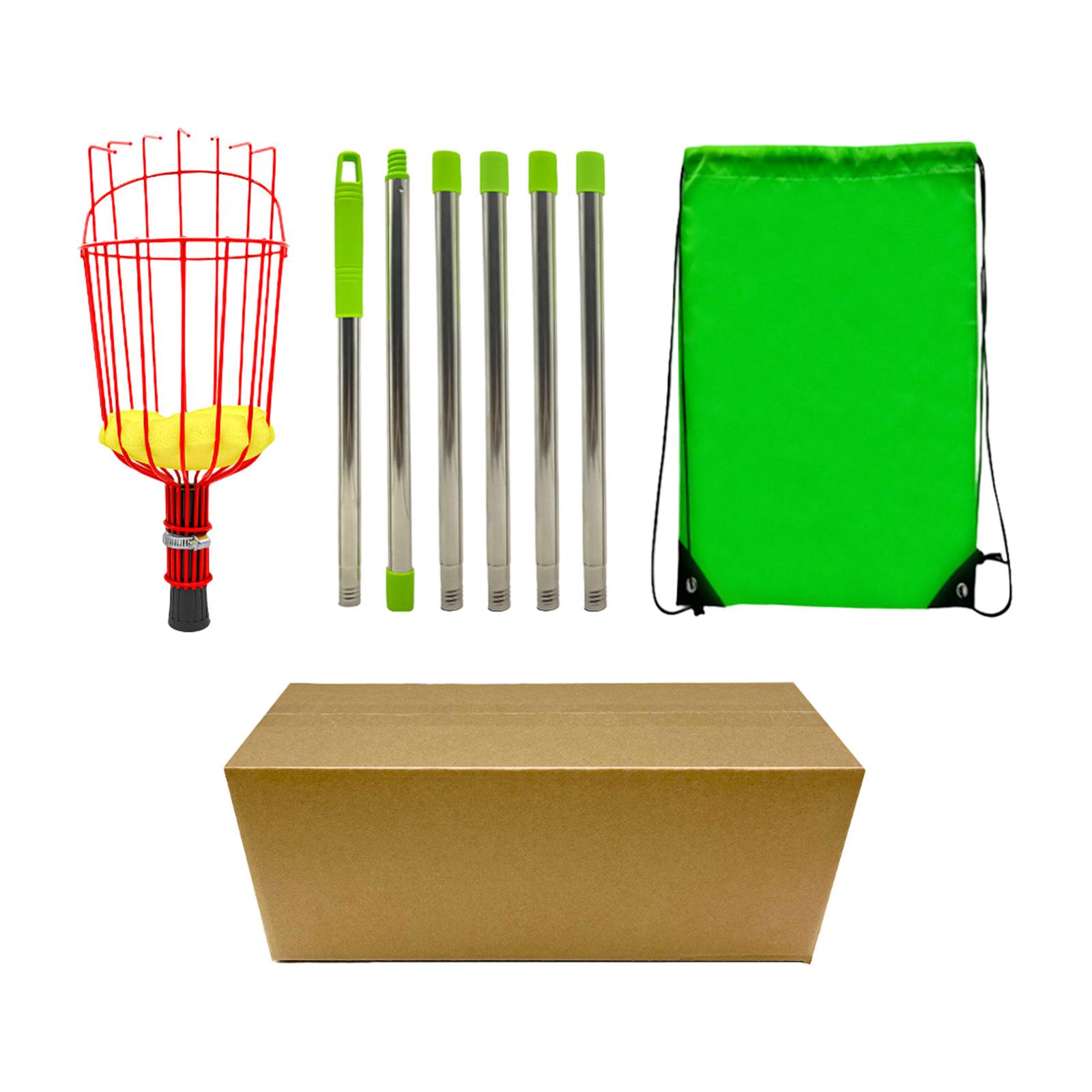 Magideal - Cesta Recolector De Frutas, Cosechadora Recolector De Frutas, Herramientas De Jardín Para Recolección De Frutas, Equipo De Recolección De Frutas, Disp 24 Metros