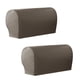 thumbnail image 2 of 1 Par De Fundas De Reposabrazos De Sofá Elástico Para Sillón, Protector De Muebles, Gris, 2 of 5