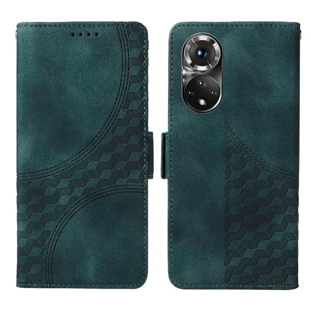 Carcasa FOXDOCK Huawei Nova 9 de cuero PU, diseño acolchado clásico, protección contra caídas y rayones