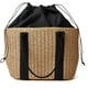 thumbnail image 4 of Bolsos de paja para mujer, bolso grande de playa de verano, bolso cruzado tejido a mano, 4 of 7