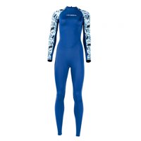 Magideal - Traje De Neopreno Para Mujer Traje De Baño Traje De Buceo Traje De Neopreno Para Snorkel Kayak Natación Azul
