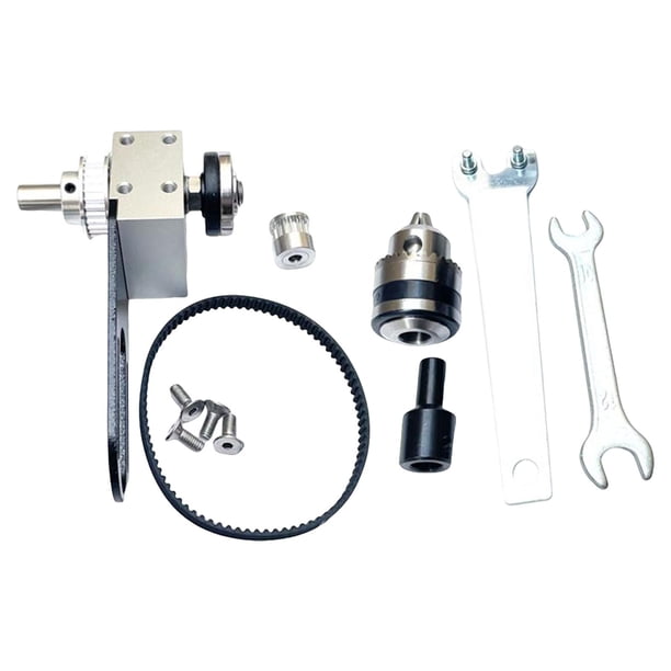 Husillo para de Mesa Adaptador de Broca con Eje de Rodamiento Y Ensamblaje Metálico de Conexión Rápida Adecuado para Taladros de Banco Y Máquin con pinza