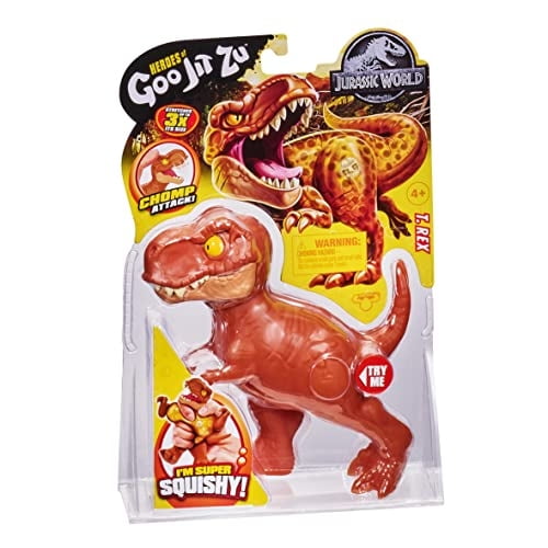 Heroes Of Goo Jit Zu - Héroes De Goo Jit Zu - World Jurásico Con Licencia - Chomp Attack - String T. Rex
