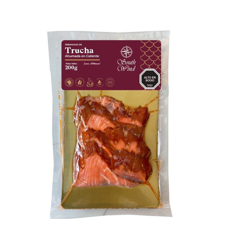 Trucha Ahumada En Caliente Laminado 200 g Southwind