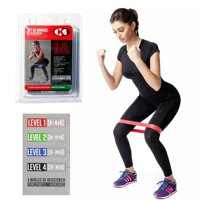 K6 Fitness - Set Banda Elástica K6 De Resistencia X4