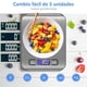 thumbnail image 2 of Báscula Digital De Cocina, Báscula De Cocina De Acero Inoxidable De 10 Kg/1 G Con Pantalla Lcd, Función De Tara, Apto Para Cocinar En La Cocina (plata), 2 of 3