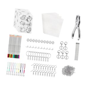 Magideal - Juego De Láminas Termorretráctiles, Material Para Etiquetas De Regalo, Llaveros Y Cremalleras.